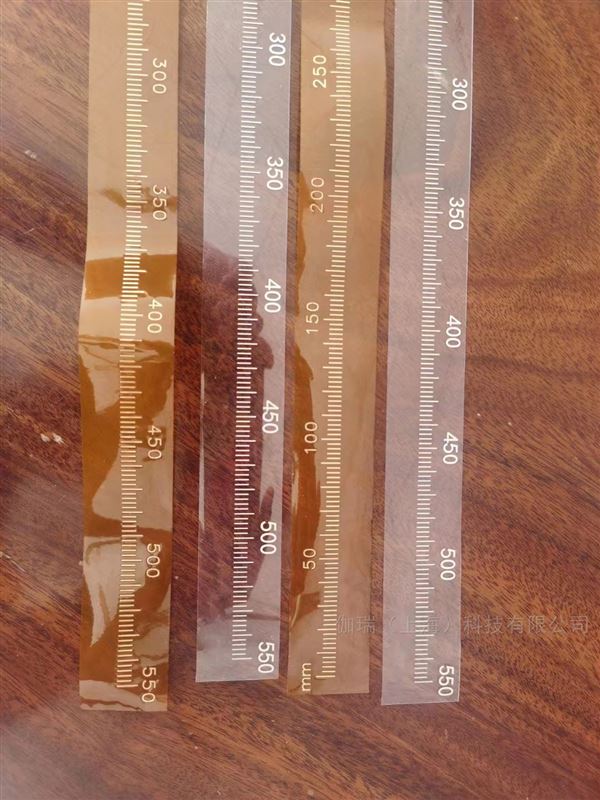 Transparent lead-embedded scale soft ruler (soft lead ruler) KR020 image 2