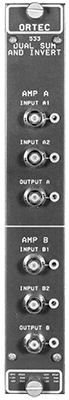 533 dual summing and inverting amplifier image