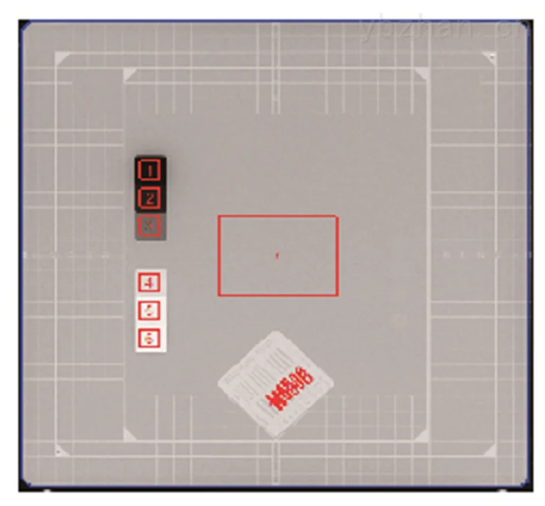 KR009 CRDR multifunctional image quality detection phantom image 2